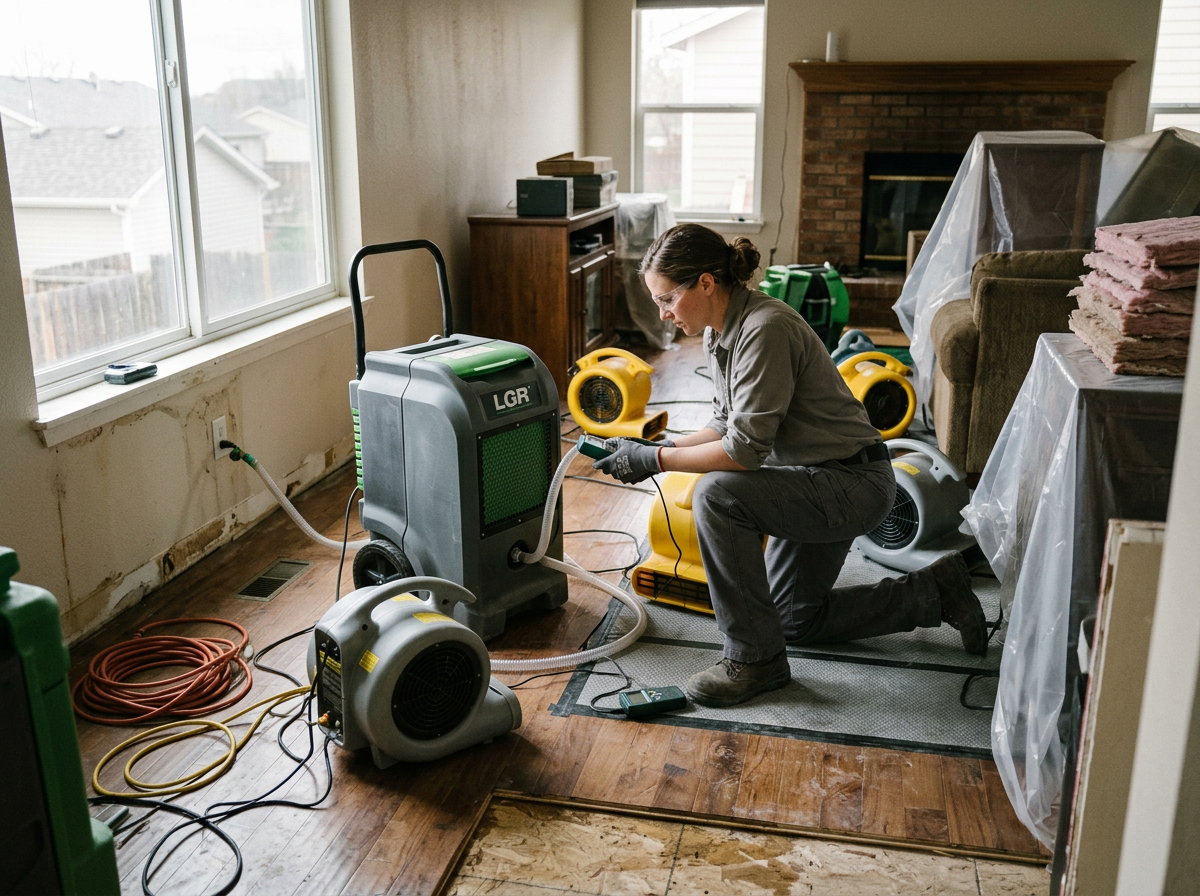 water damage restoration in Broomfield